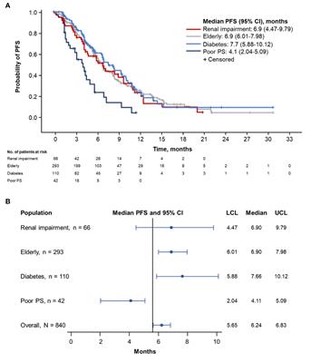 nab-Paclitaxel/Carboplatin in Vulnerable Populations With Advanced Non-Small Cell Lung Cancer: Pooled Analysis